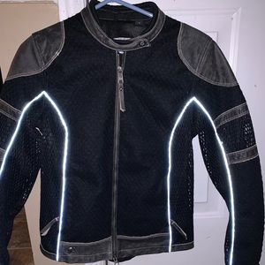 Women Harley Davidson,Hideaway mesh riding jkt.